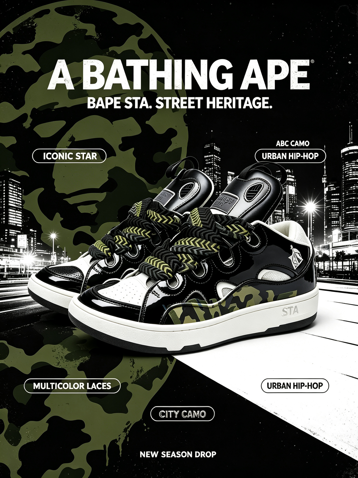 BATHING APE BAPE Sneakers