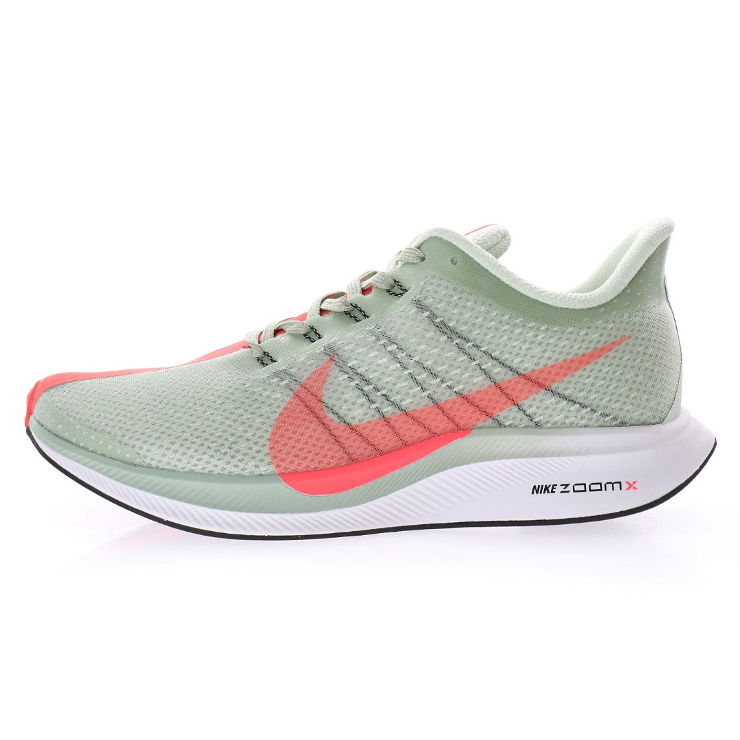Nike Zoom Pegasus Turbo – Mint Green / Bright Crimson / White Mesh Running Sneakers