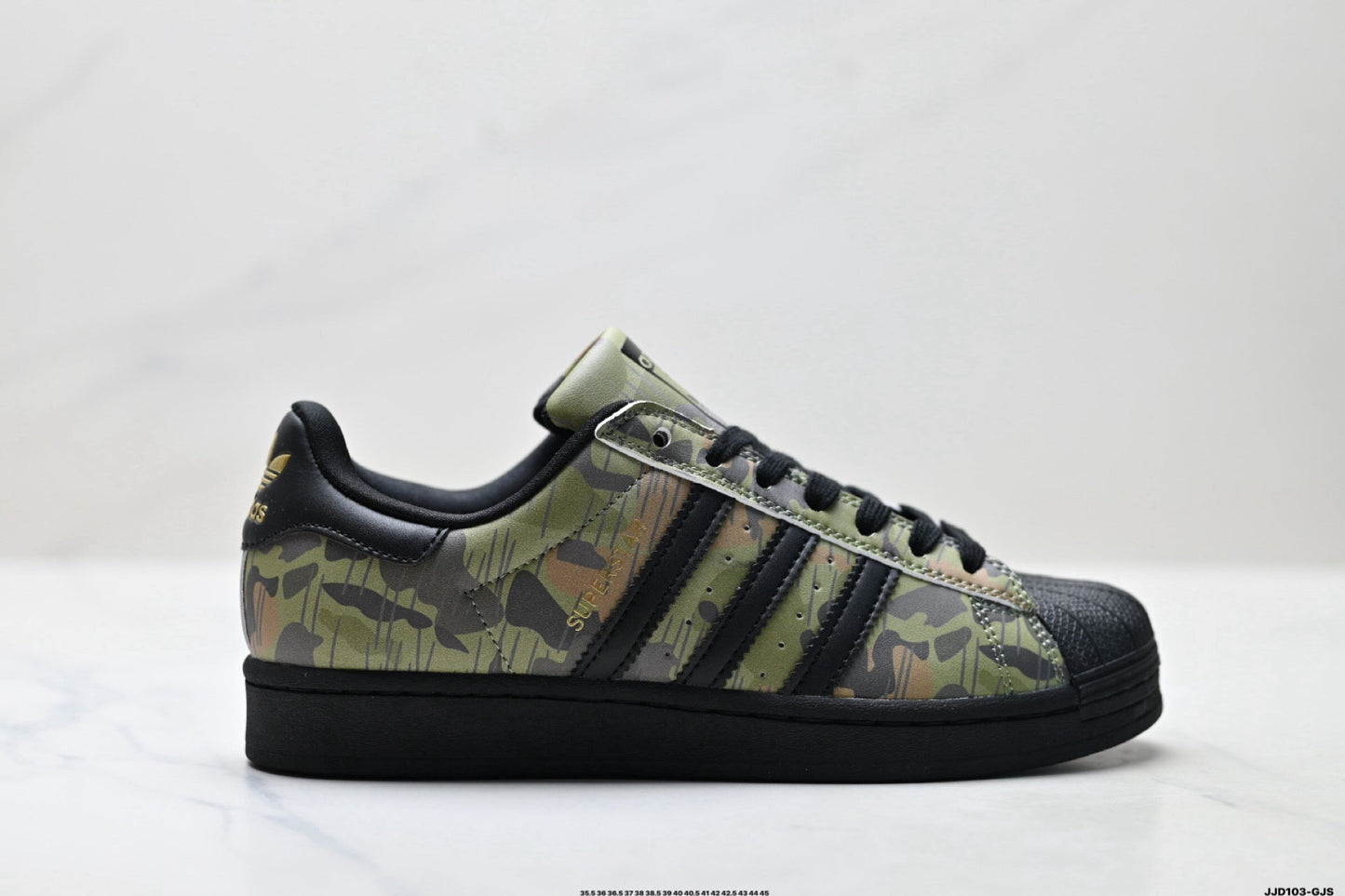adidas Originals Superstar — Black Multicolor Paint Splash | Shell Toe