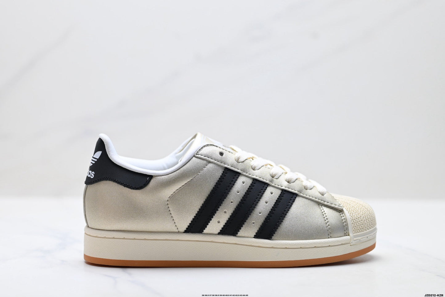 adidas Originals Superstar — Champagne Gold & Black | Gum Shell Toe