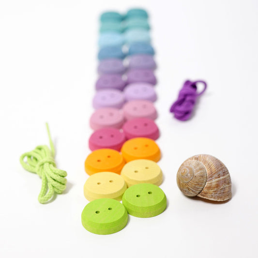 Wooden Buttons 24 Pieces