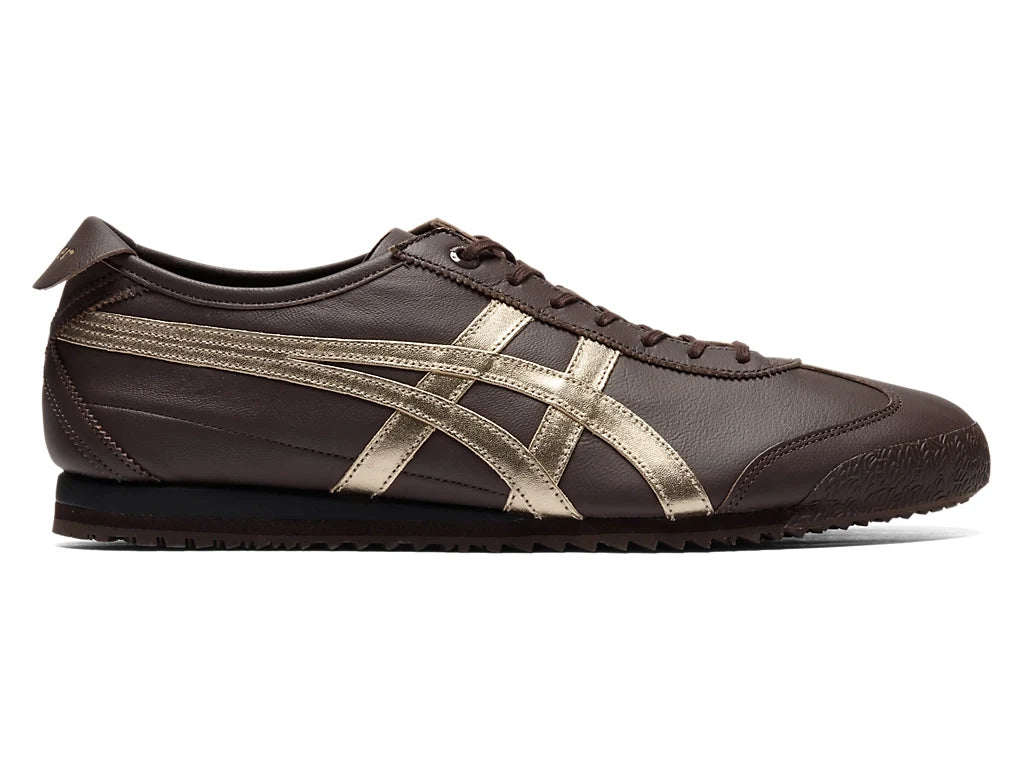 Onitsuka Tiger Mexico 66 Unisex Sneaker Dark Brown Gold