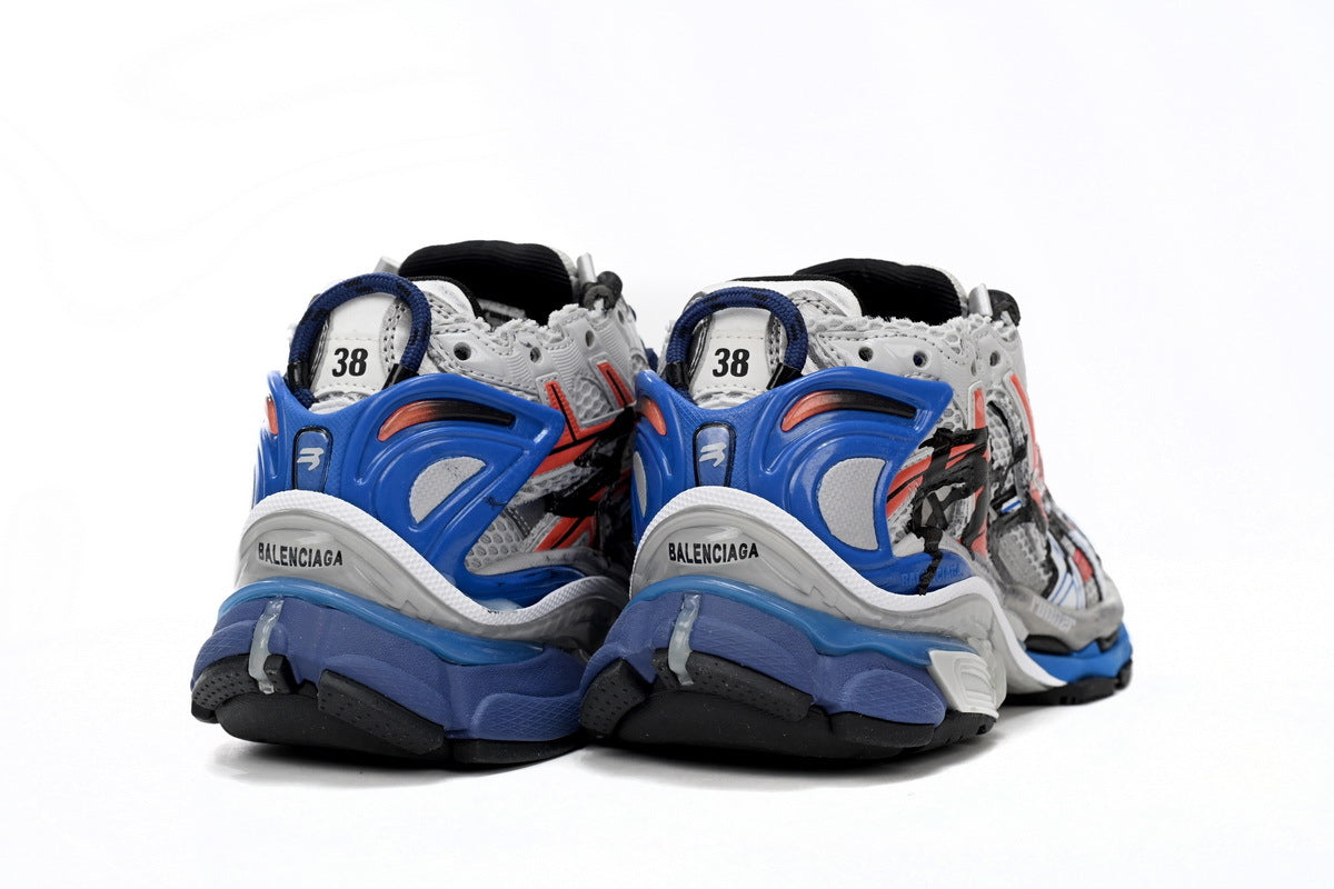 Balenciaga Runner Sneaker – Distressed Low-Top