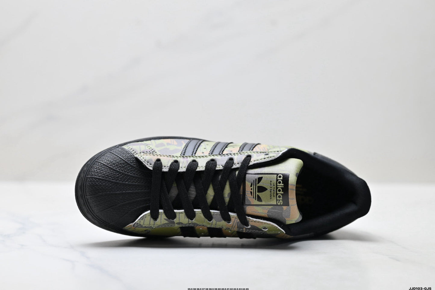 adidas Originals Superstar — Black Multicolor Paint Splash | Shell Toe