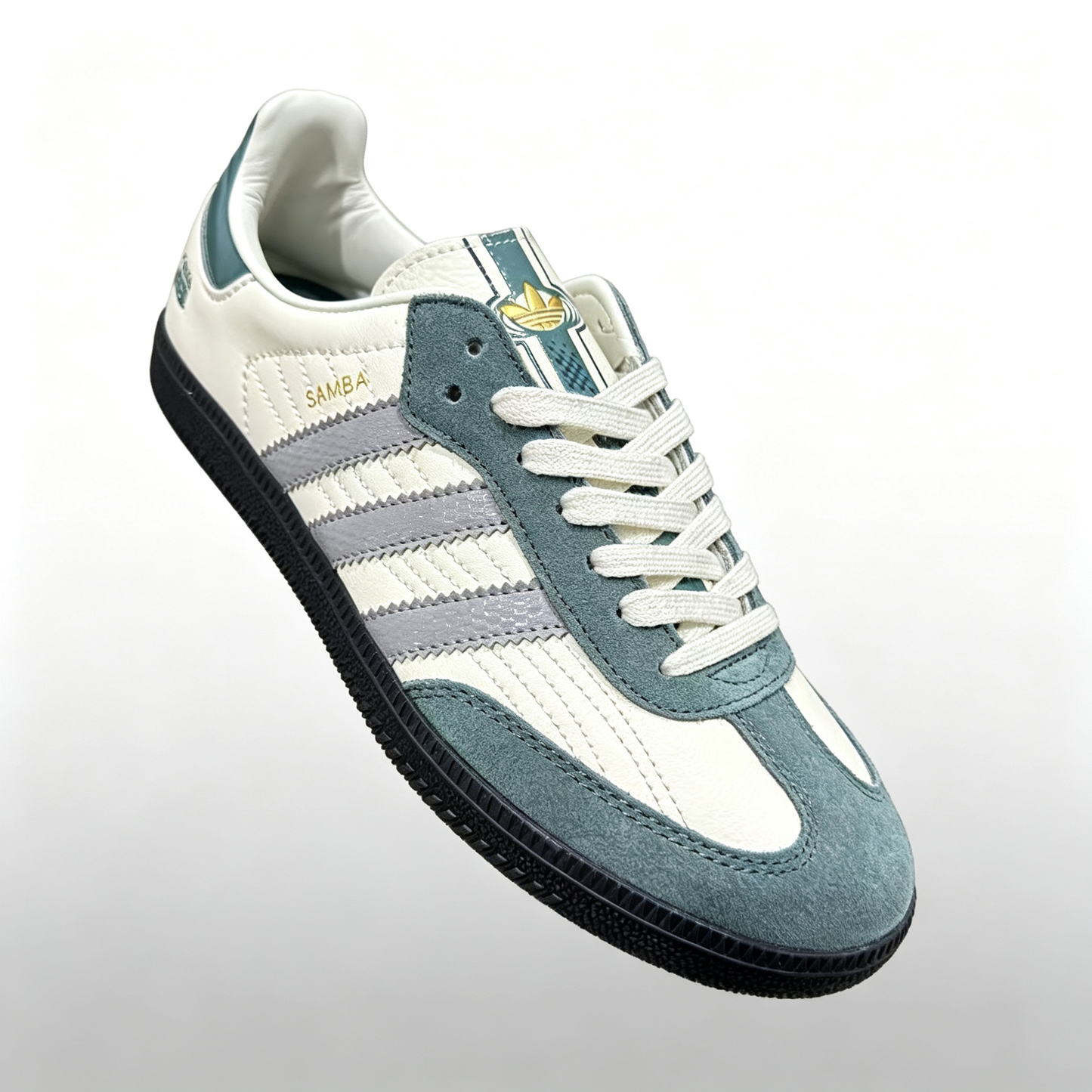 Adidas Originals Samba OG 'Off-White / Green / Grey'