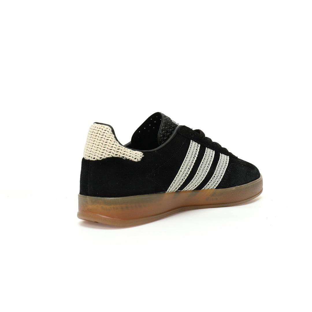 Adidas Originals Gazelle Indoor Black Off-White Gum Suede Sneaker