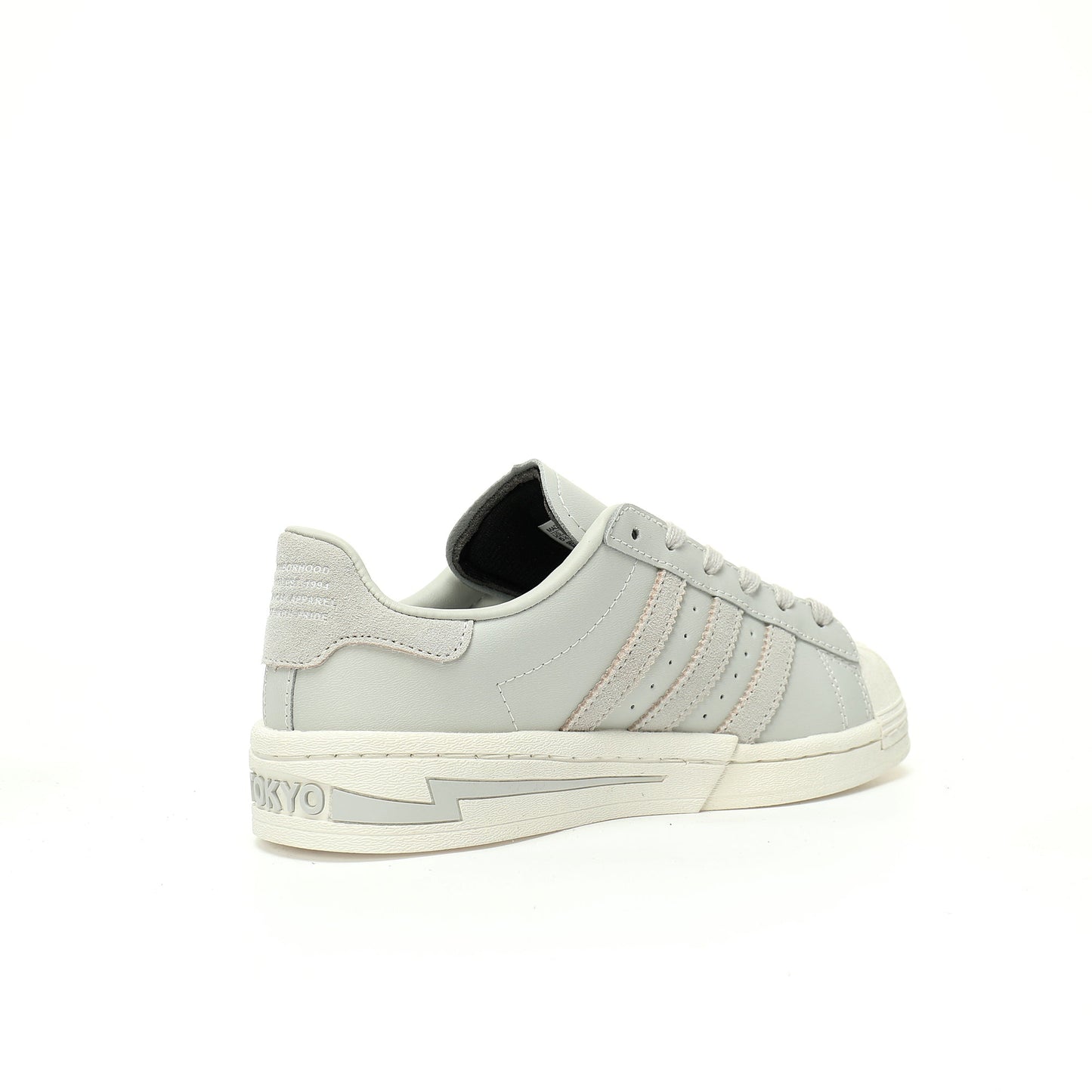 Adidas Originals Superstar Neighborhood – Light Grey Leather Low-Top Sneakers