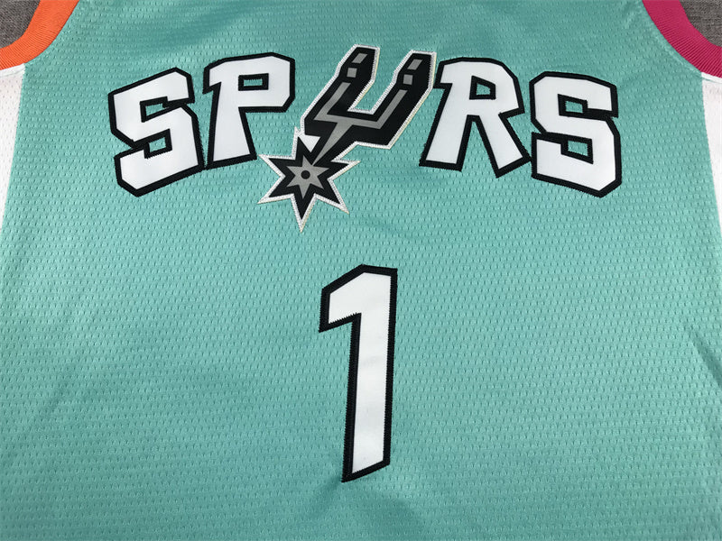 San Antonio Spurs #1 Victor Wimbledon
