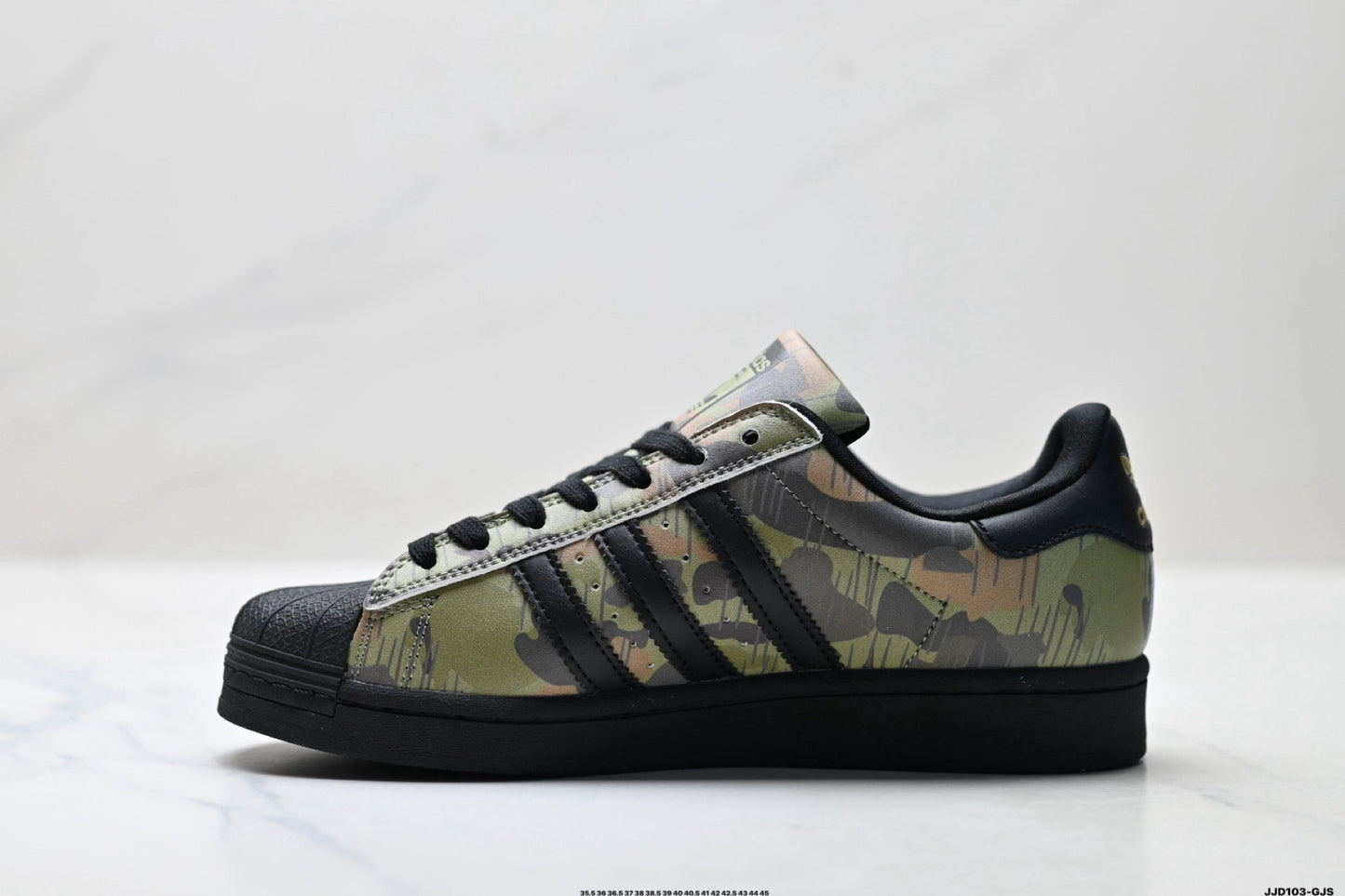 adidas Originals Superstar — Black Multicolor Paint Splash | Shell Toe