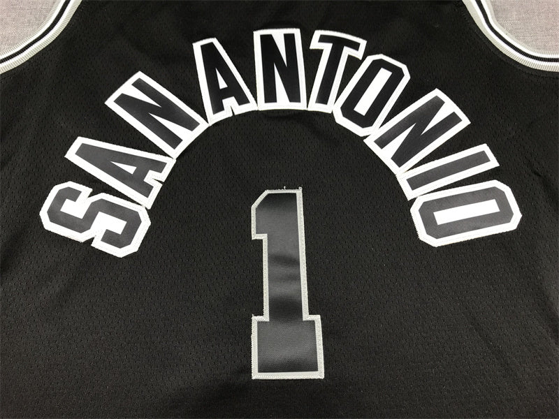 San Antonio Spurs #1 Victor Wimbledon
