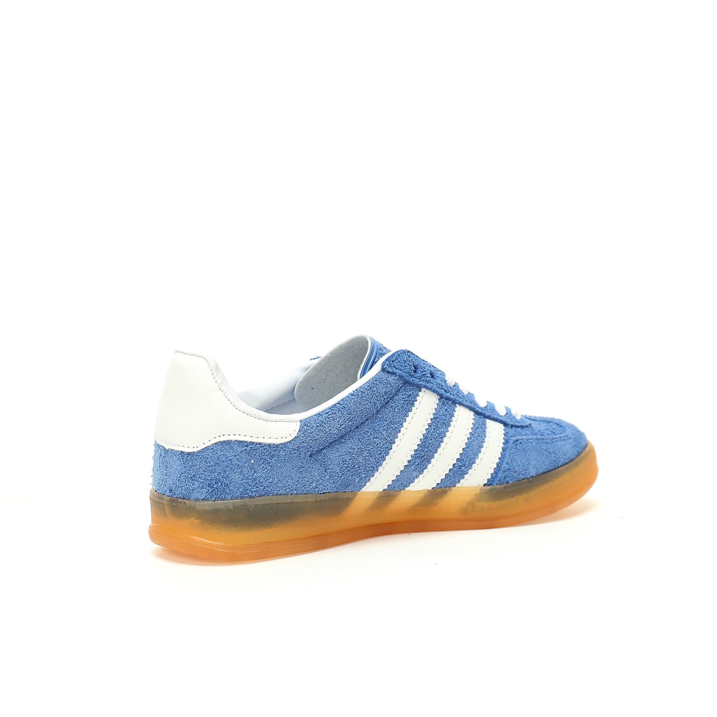 Adidas Originals Gazelle Indoor Bright Blue White Gum Suede Sneaker