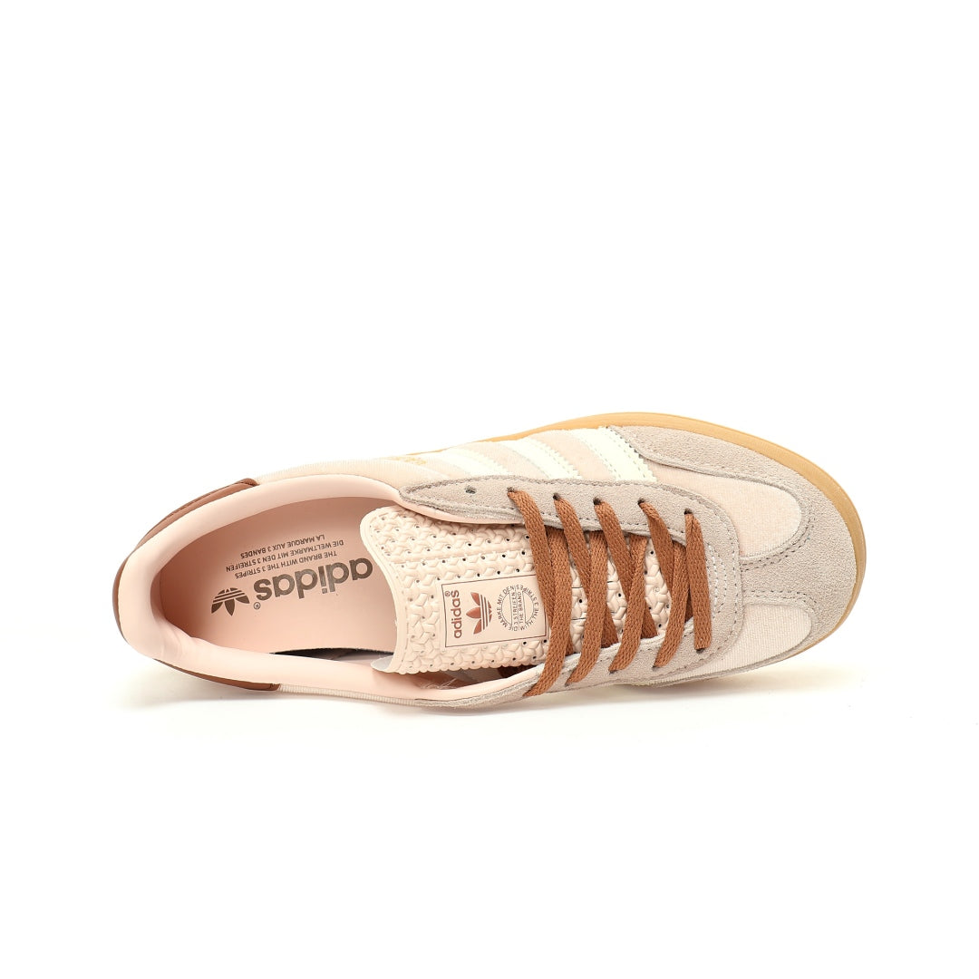 Adidas Originals Gazelle Indoor – Wonder Quartz / Cream Brown Gum Suede Low-Top Sneakers