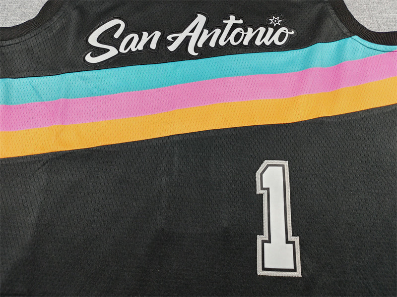 San Antonio Spurs #1 Victor Wimbledon