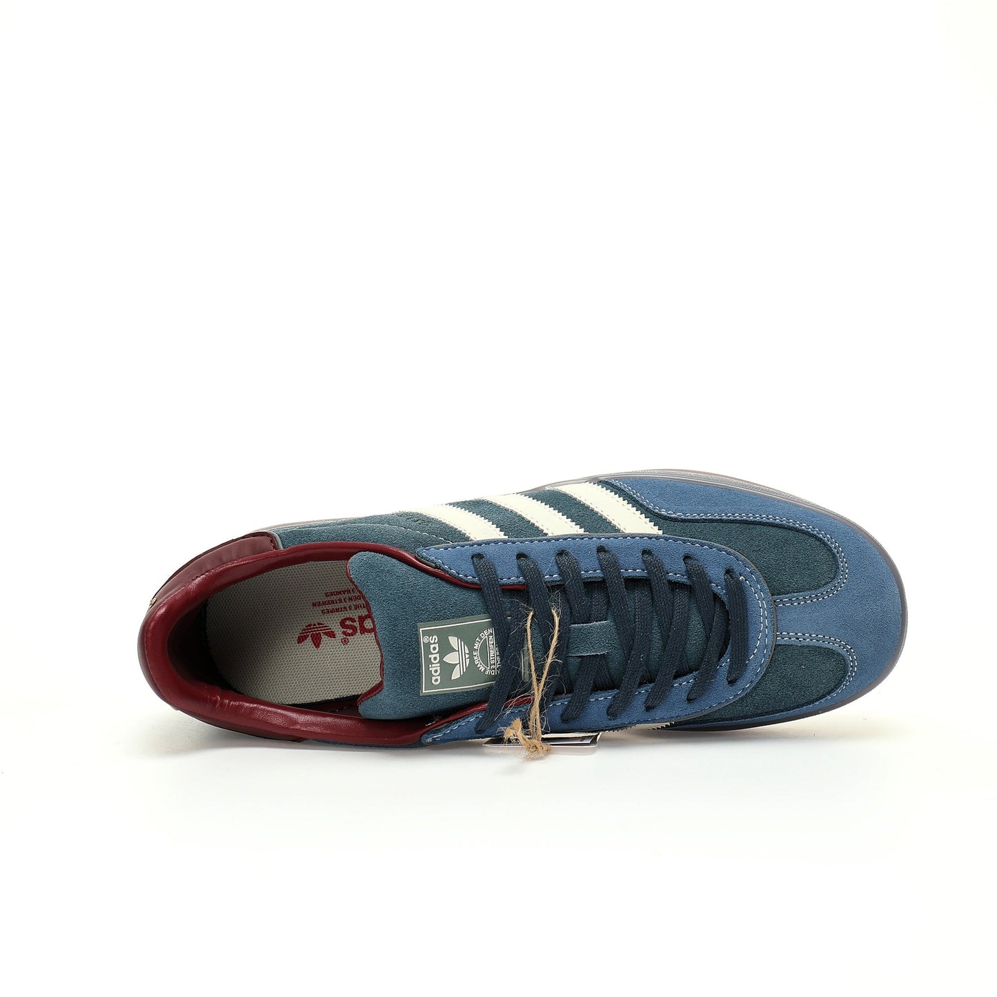Adidas Originals Gazelle Indoor – Blue / Burgundy / Grey Sole Suede Low-Top Sneakers