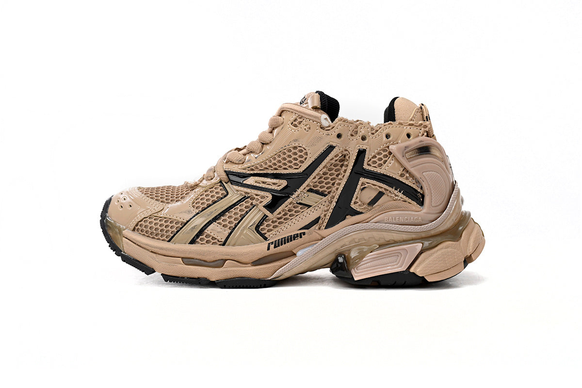 Balenciaga Runner Sneaker – Distressed Low-Top