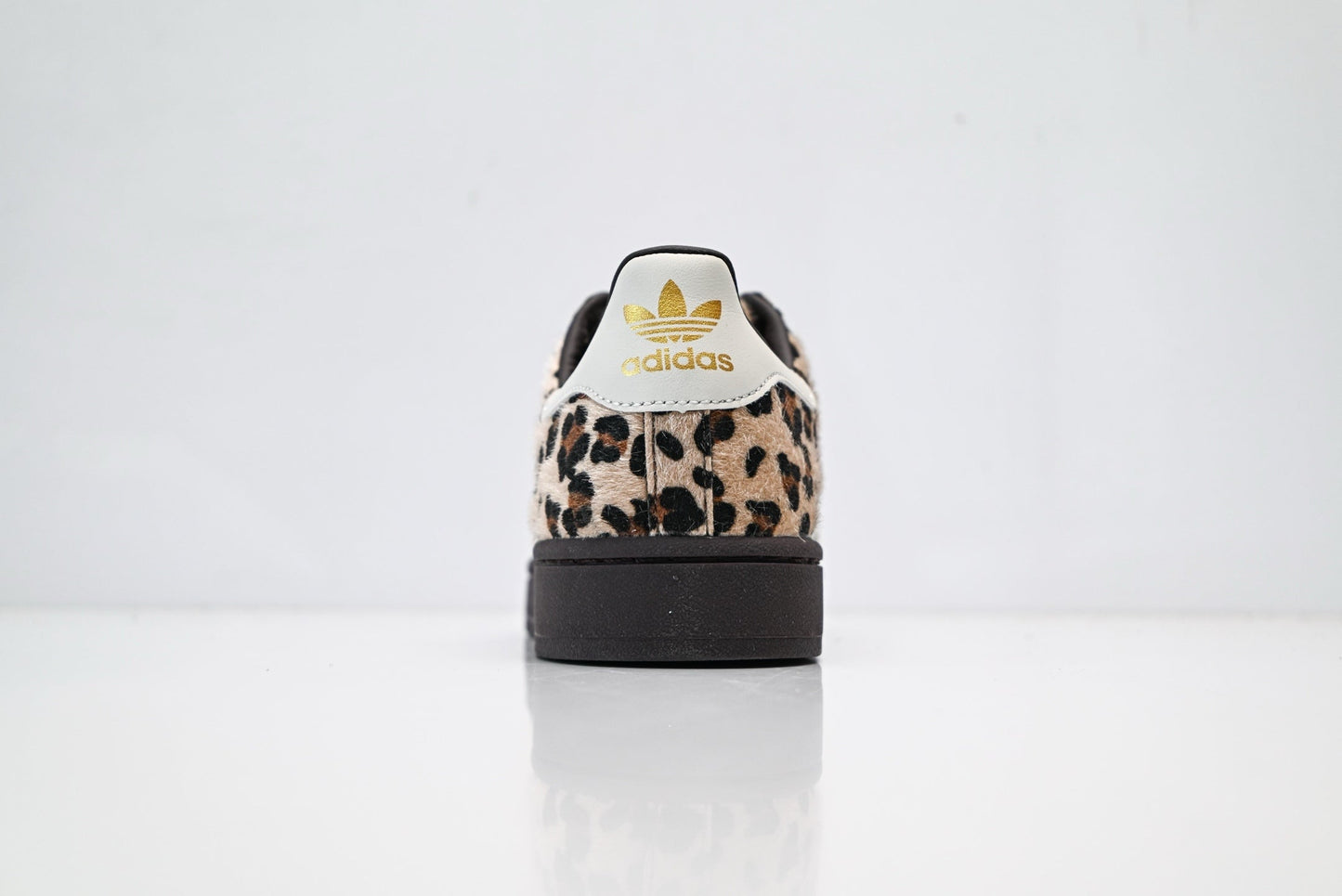 adidas Originals Superstar – Leopard Print Faux Fur with White 3-Stripes & Dark Brown Shell Toe