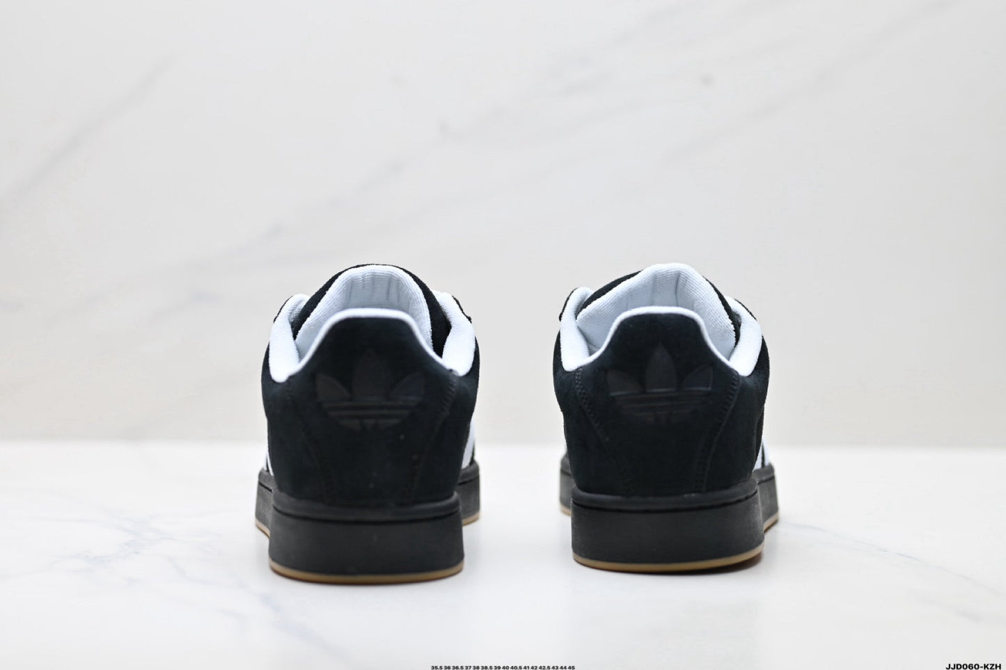 adidas Originals Superstar — Black Suede & White | Gum Shell Toe