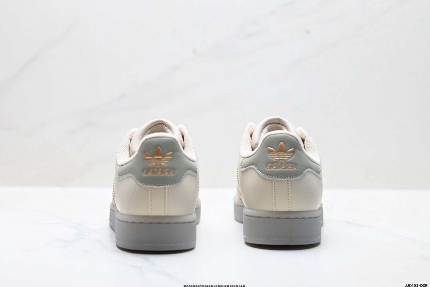 adidas Originals Superstar — Cream Clay-Orange & Grey | White Shell Toe