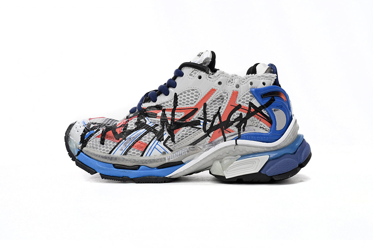 Balenciaga Runner Sneaker – Distressed Low-Top