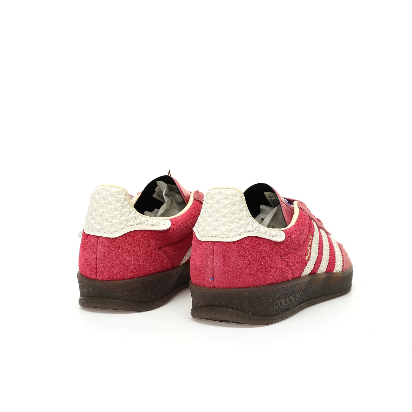 Adidas Originals Gazelle Indoor – Red / Pink / White Dark Gum Suede Low-Top Sneakers