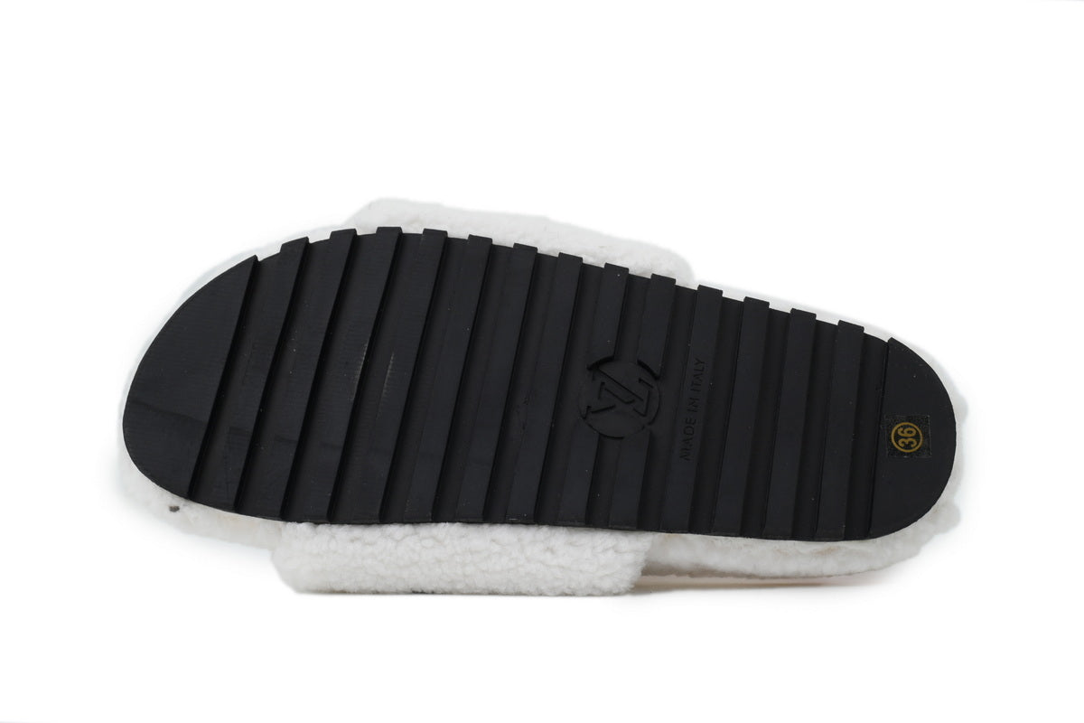 Louis Vuitton Teddy Slide Sandals【White】