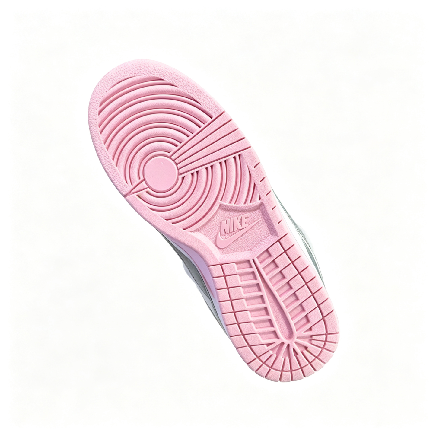 Nike Dunk Low Women's — Metallic Silver / Black Patent / Pink Outsole