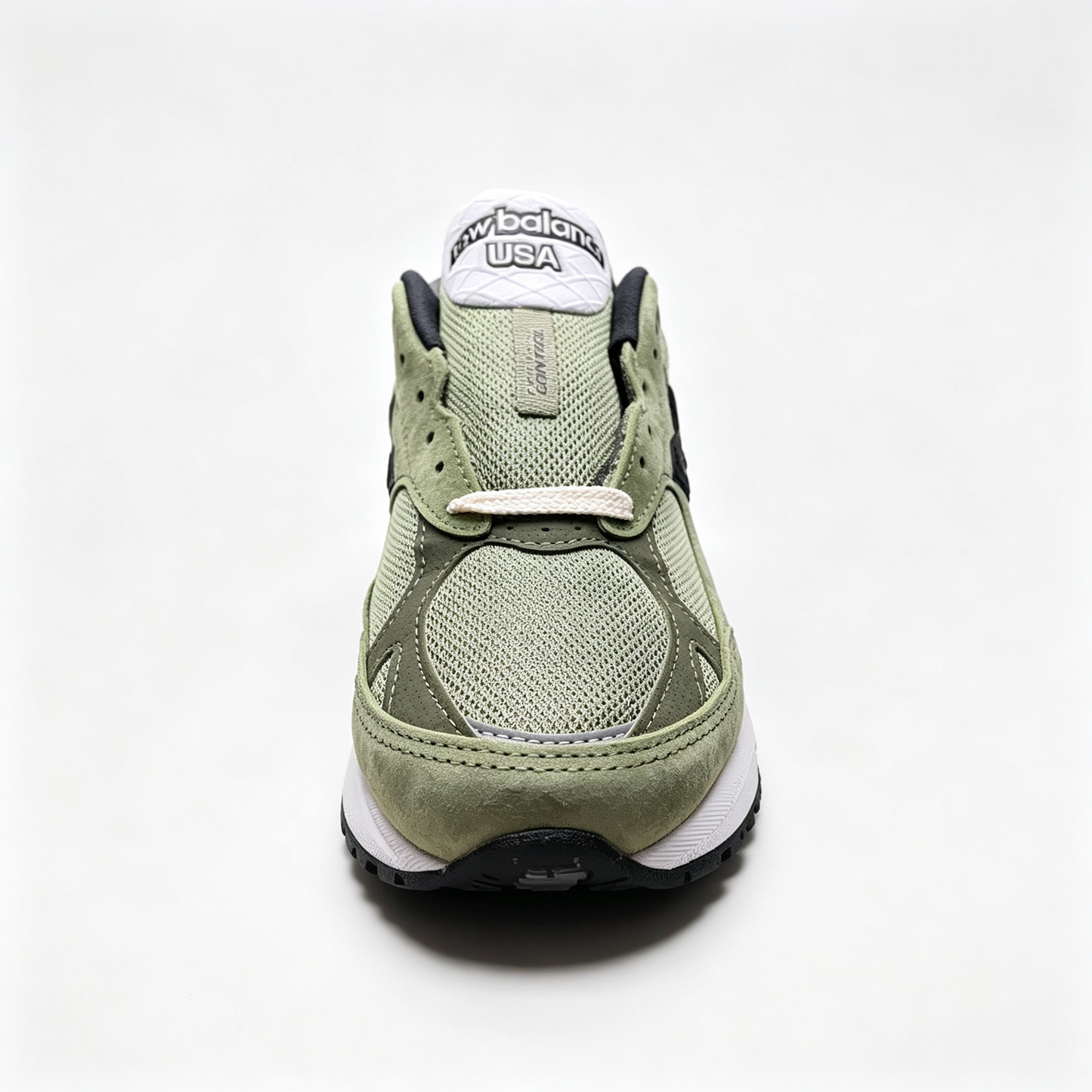 JJJJound x New Balance 990v3 Sneakers — Olive / Black