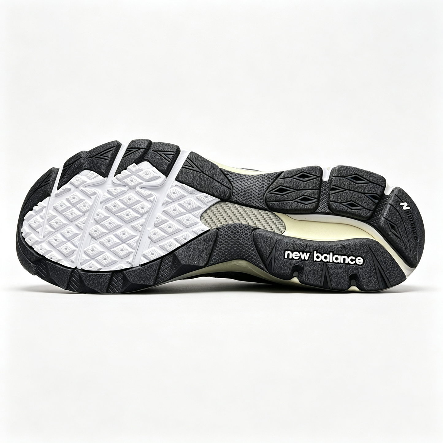 JJJJound x New Balance 990v3 Sneakers — Olive / Black