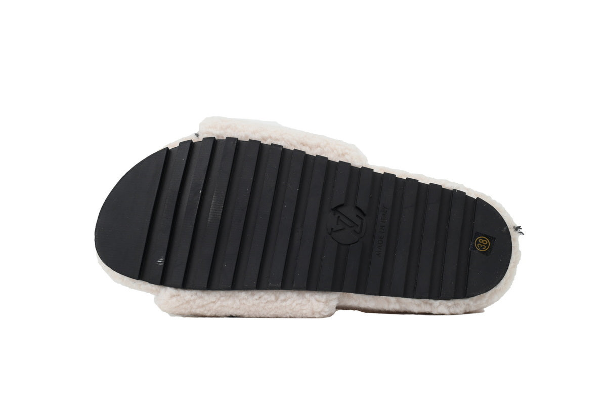 Louis Vuitton Teddy Slide Sandals【White】