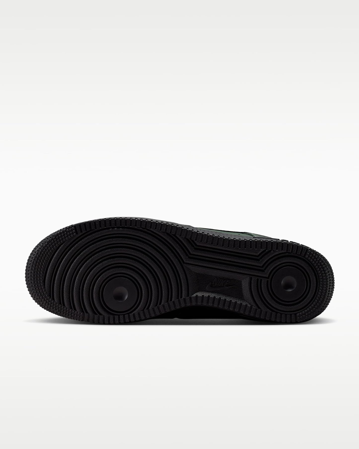 Nike Air Force 1 '07 Dark Green Black Swoosh Sneakers