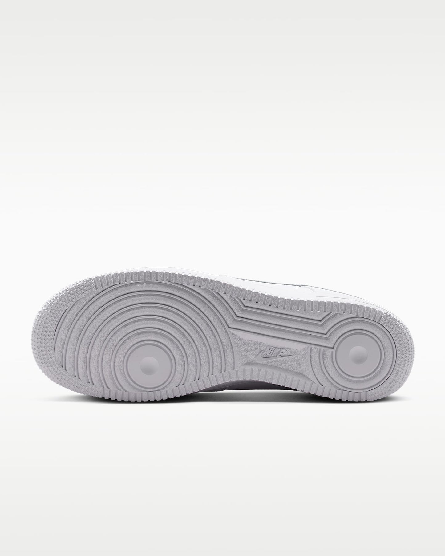 Nike Air Force 1 '07 White Silver Swoosh Sneakers