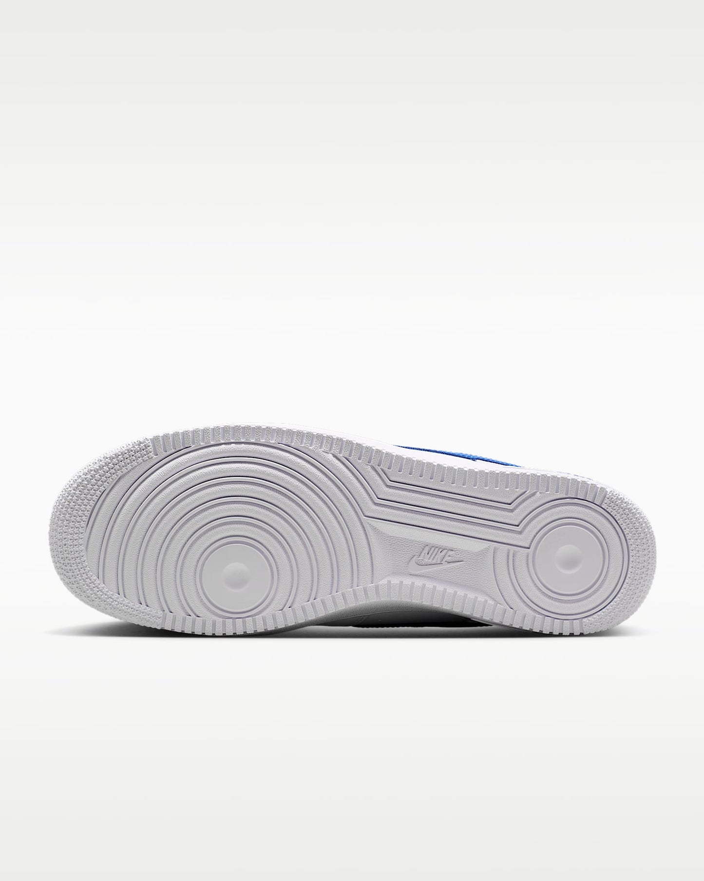 Nike Air Force 1 '07 White and Hyper Royal Blue Sneakers