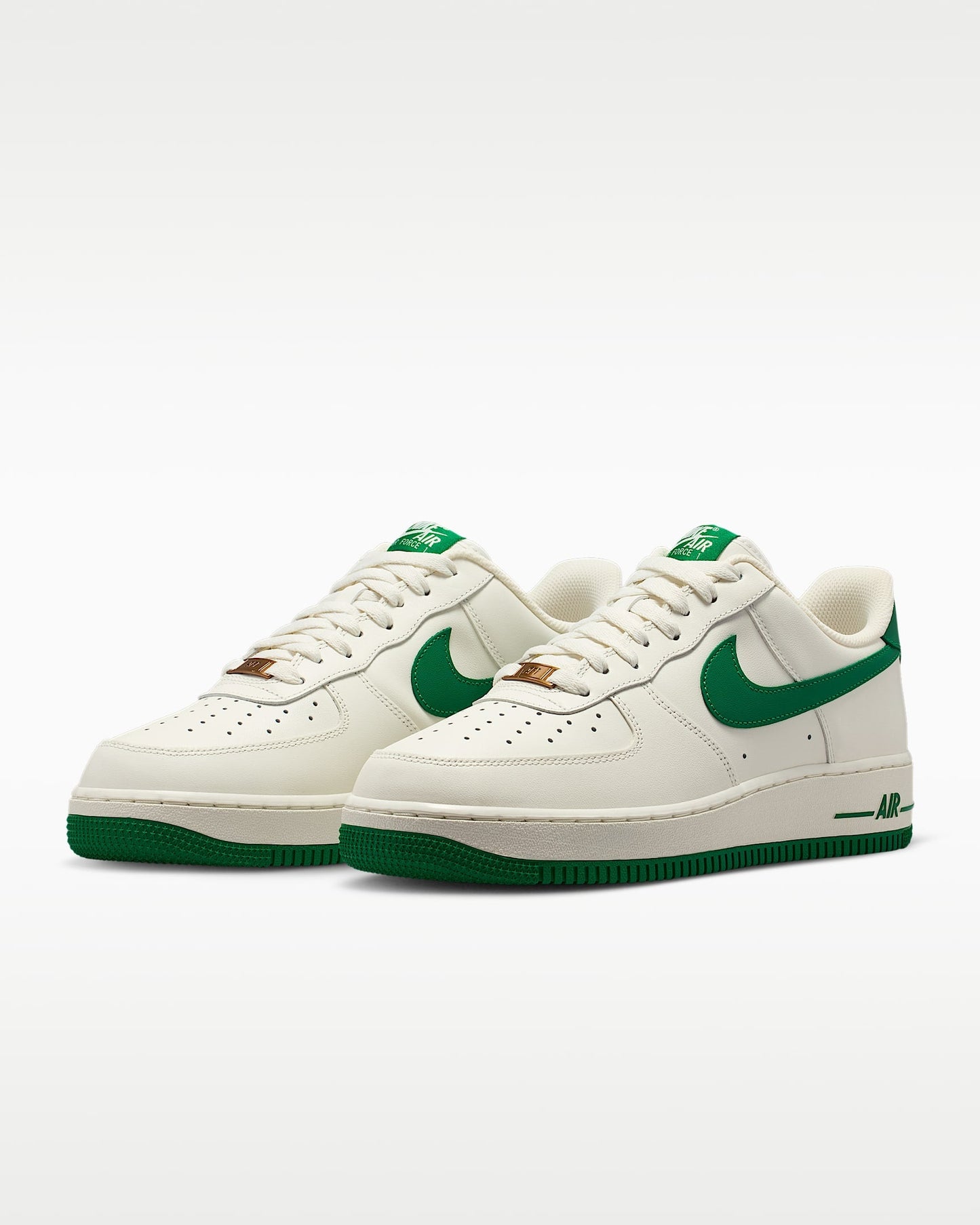 Nike Air Force 1 '07 Sail and Malachite Green Sneakers