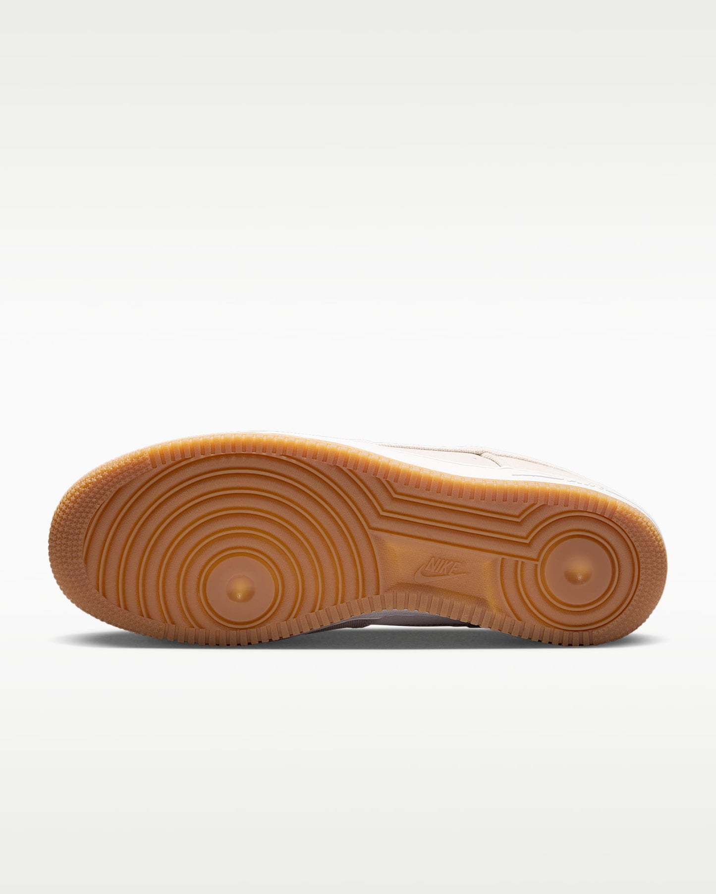 Nike Air Force 1 '07 Light Beige Denim Gum Sneakers