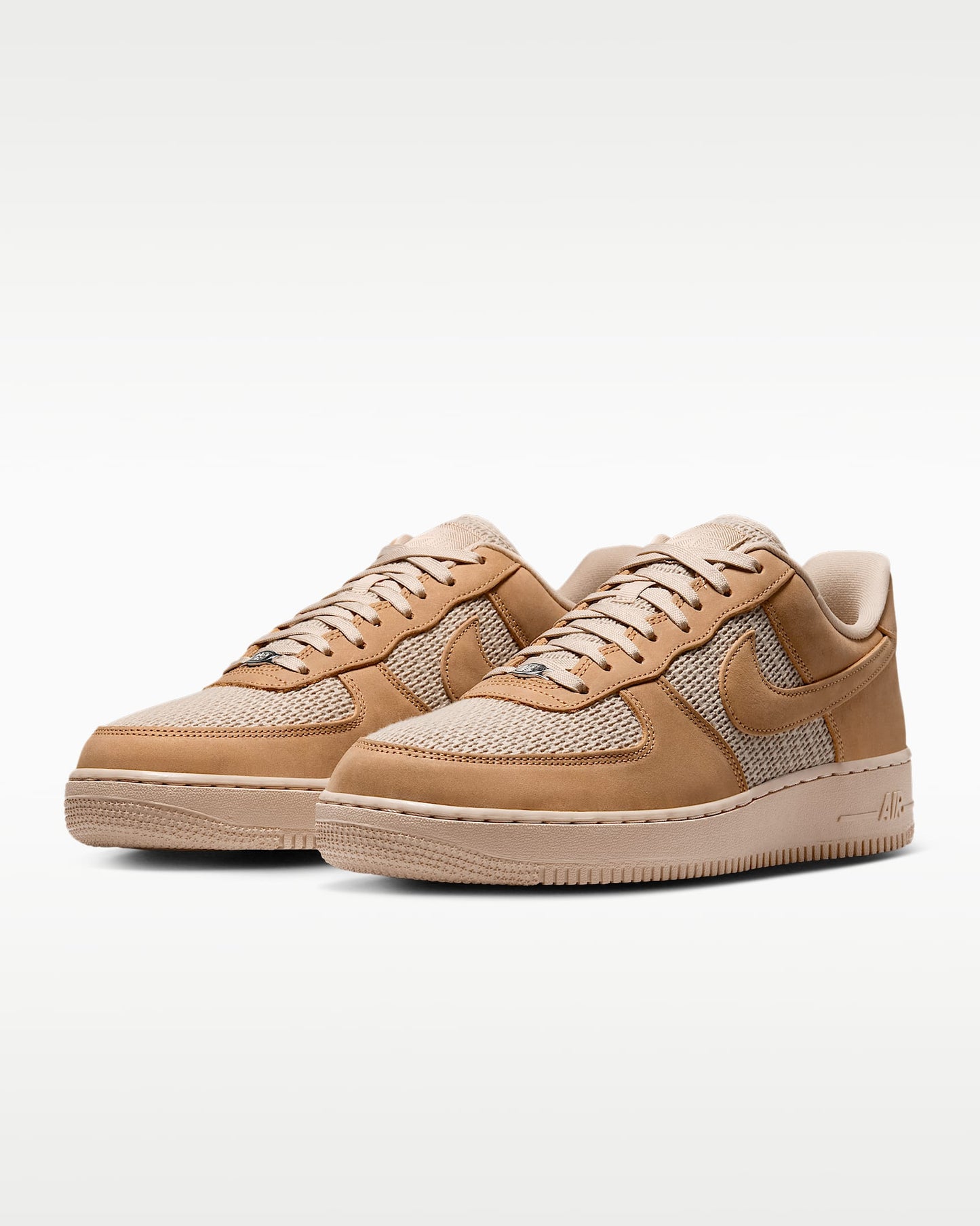 Nike Air Force 1 '07 Vachetta Tan Mesh Sneakers