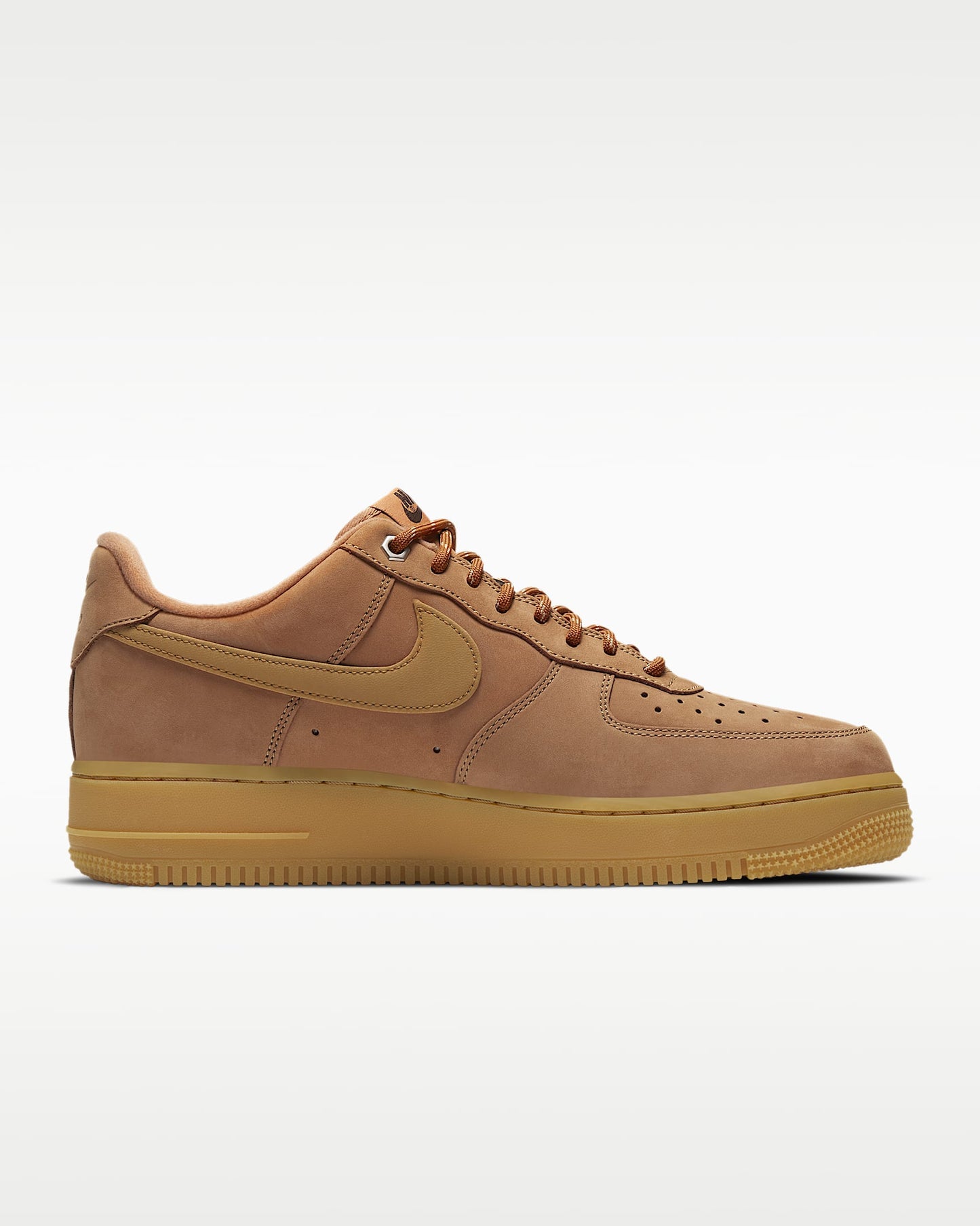 Nike Air Force 1 '07 Wheat Suede Gum Sneakers