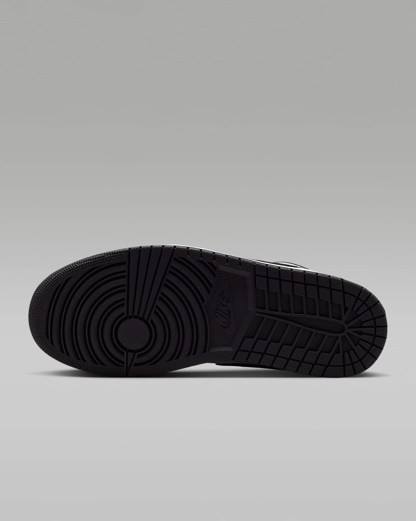Air Jordan 1 Low OG Black Grey Suede Leather Sneakers
