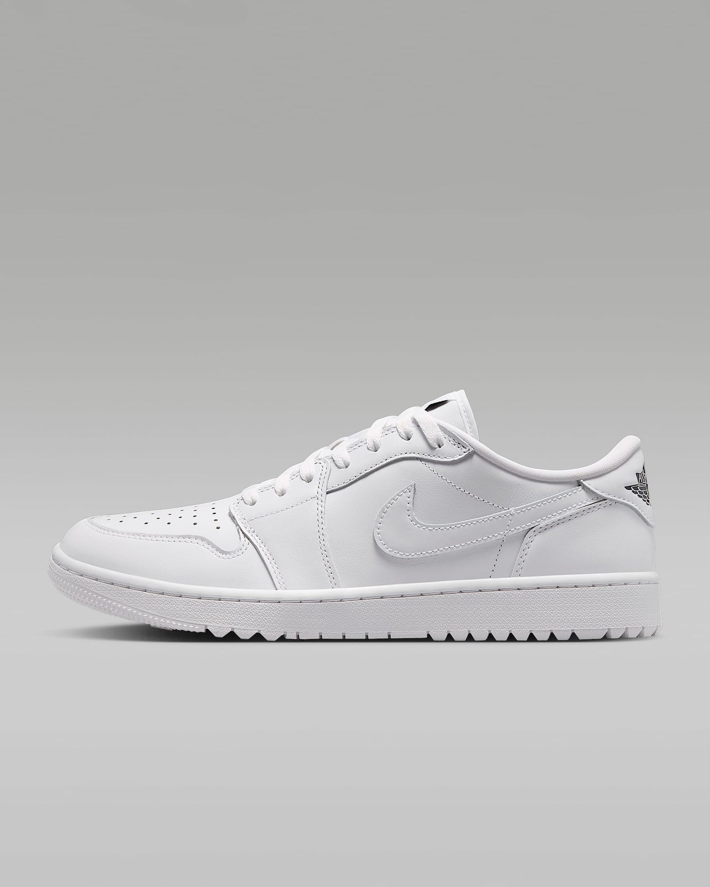 Air Jordan 1 Low G Golf Triple White Sneakers