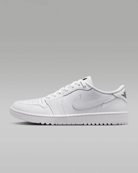 Air Jordan 1 Low G Golf Triple White Sneakers