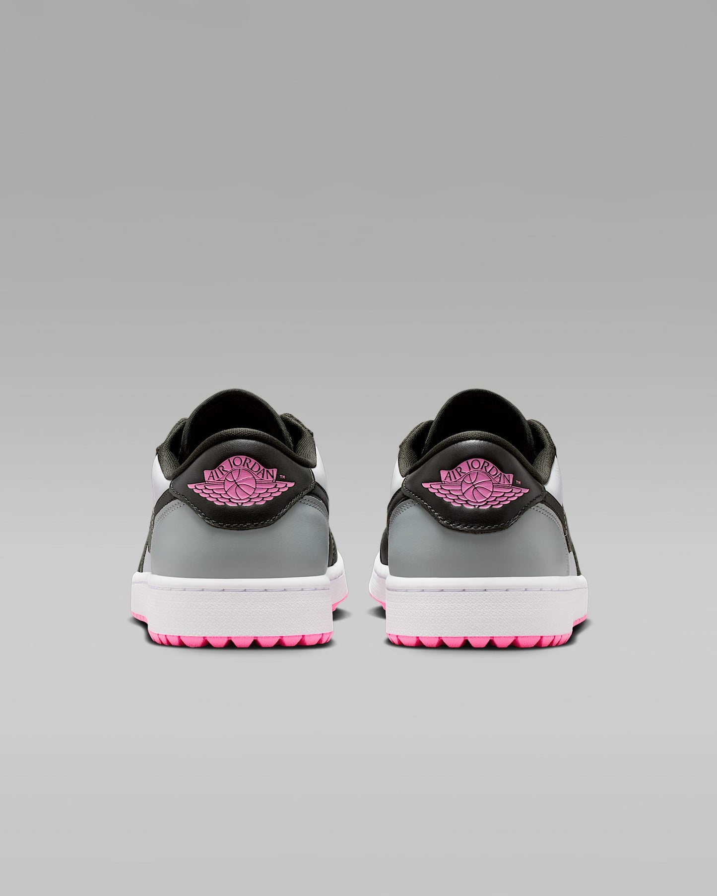 Air Jordan 1 Low G Golf Black Grey and Hyper Pink Sneakers