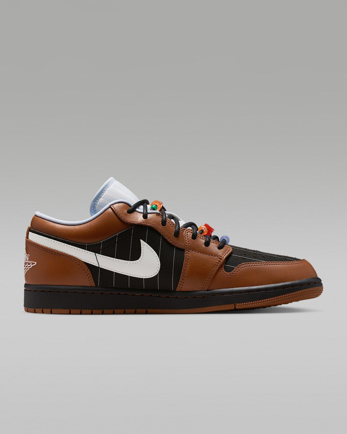Air Jordan 1 Low SE Dark Russet Black and White Sneakers