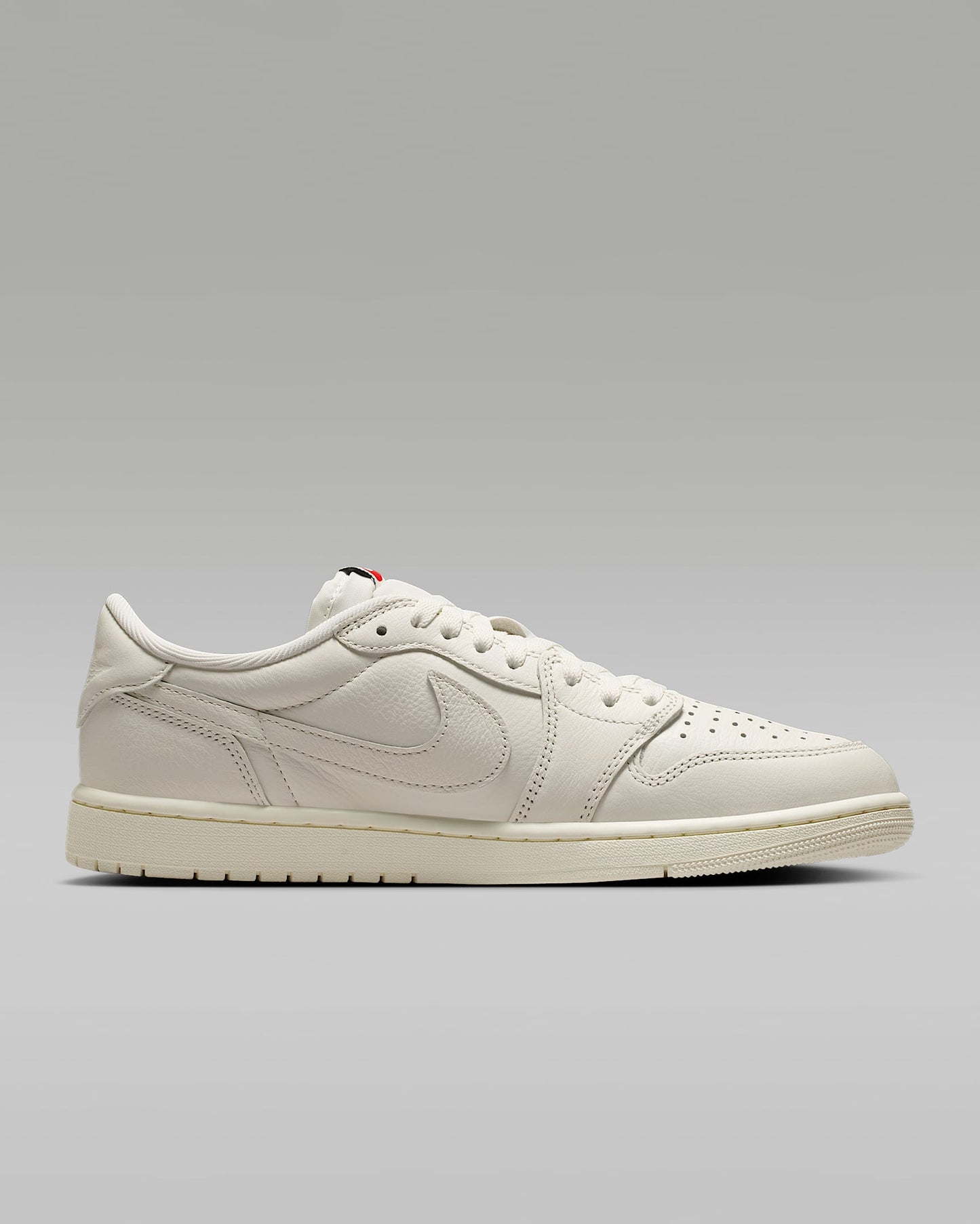 Air Jordan 1 Low OG Off-White Cream Leather Sneakers