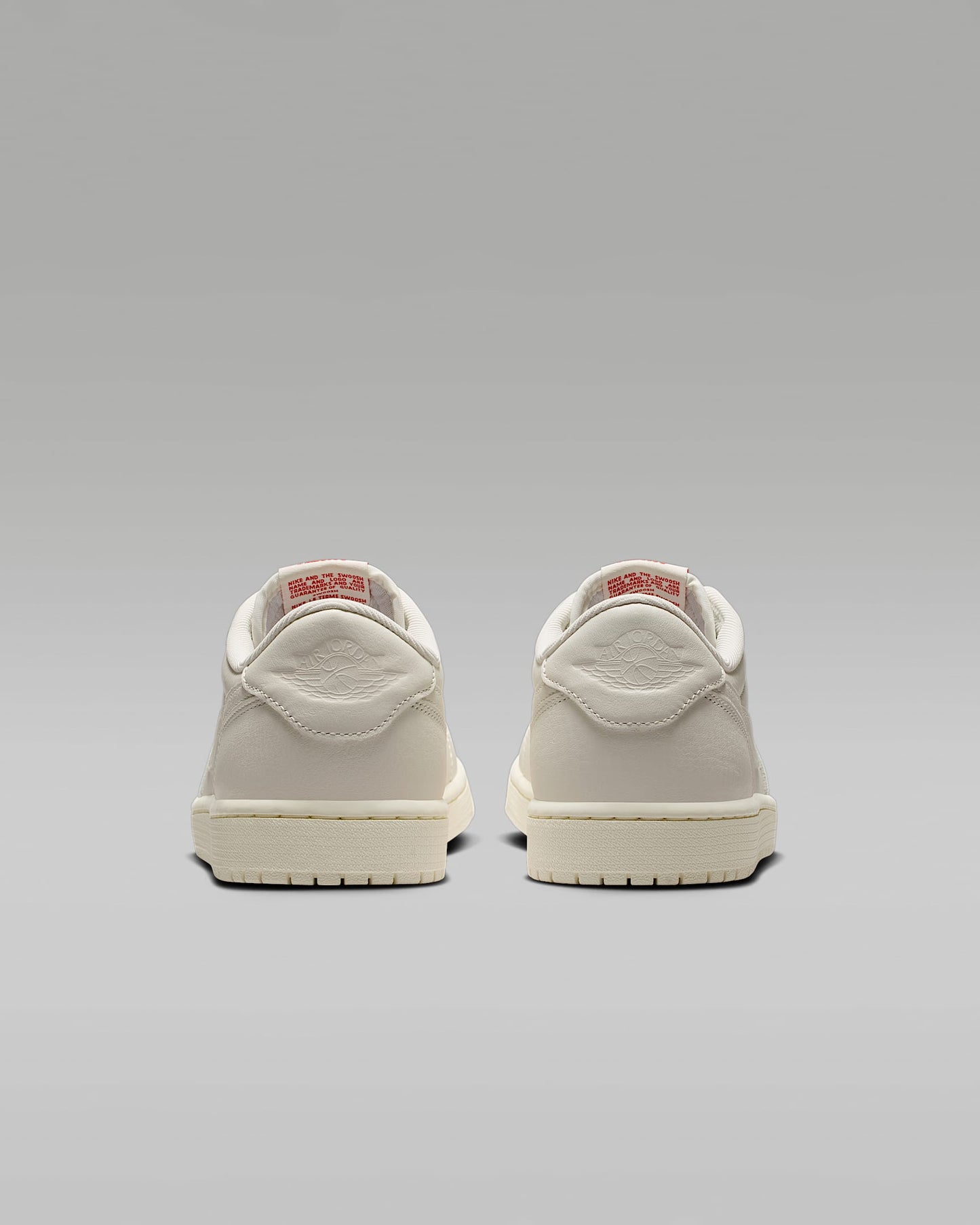 Air Jordan 1 Low OG Off-White Cream Leather Sneakers