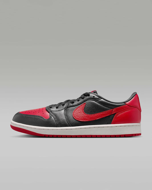 Air Jordan 1 Retro Low OG "Banned" Black and Varsity Red Sneakers