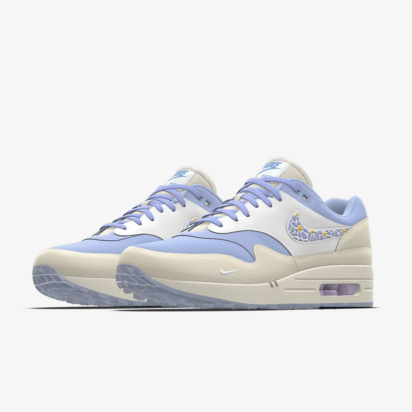 Nike Air Max 1 By You – Light Blue/Cream/Lilac Custom Sneaker