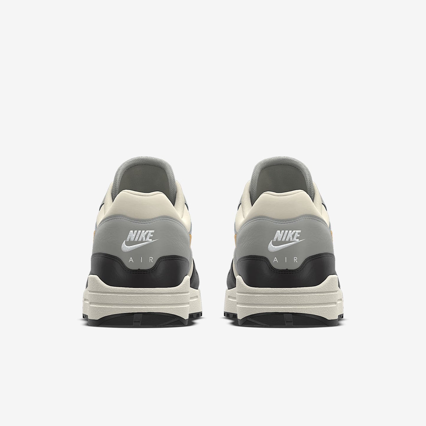 Nike Air Max 1 By You – Grey/Cream/Yellow/Black Custom Sneaker