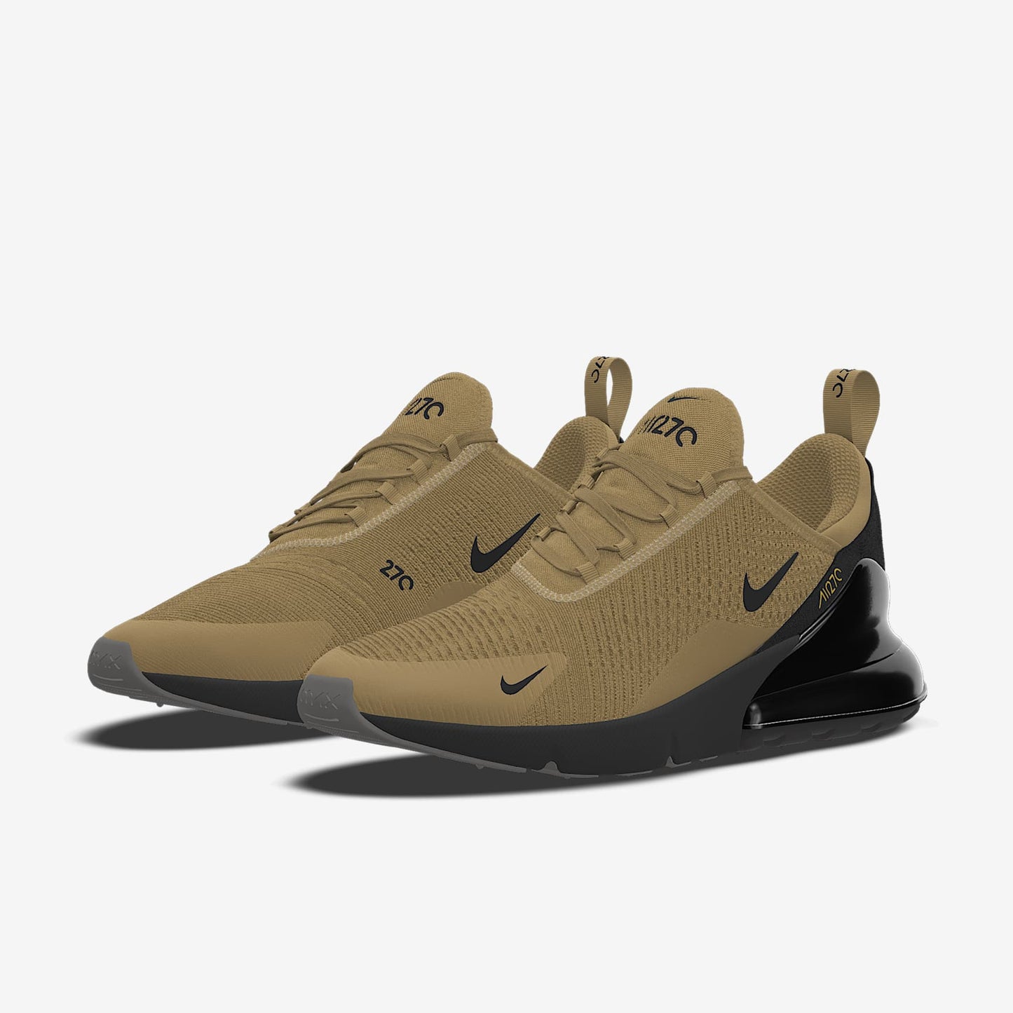 Nike Air Max 270 By You – Khaki/Black Custom Sneaker