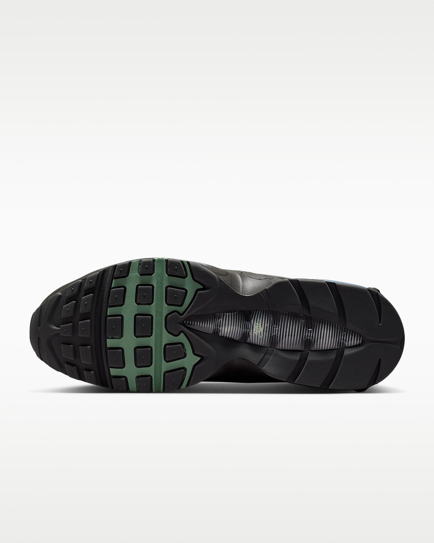 Nike Air Max 95 – Purple / Grey / Green Mesh Athletic Sneakers