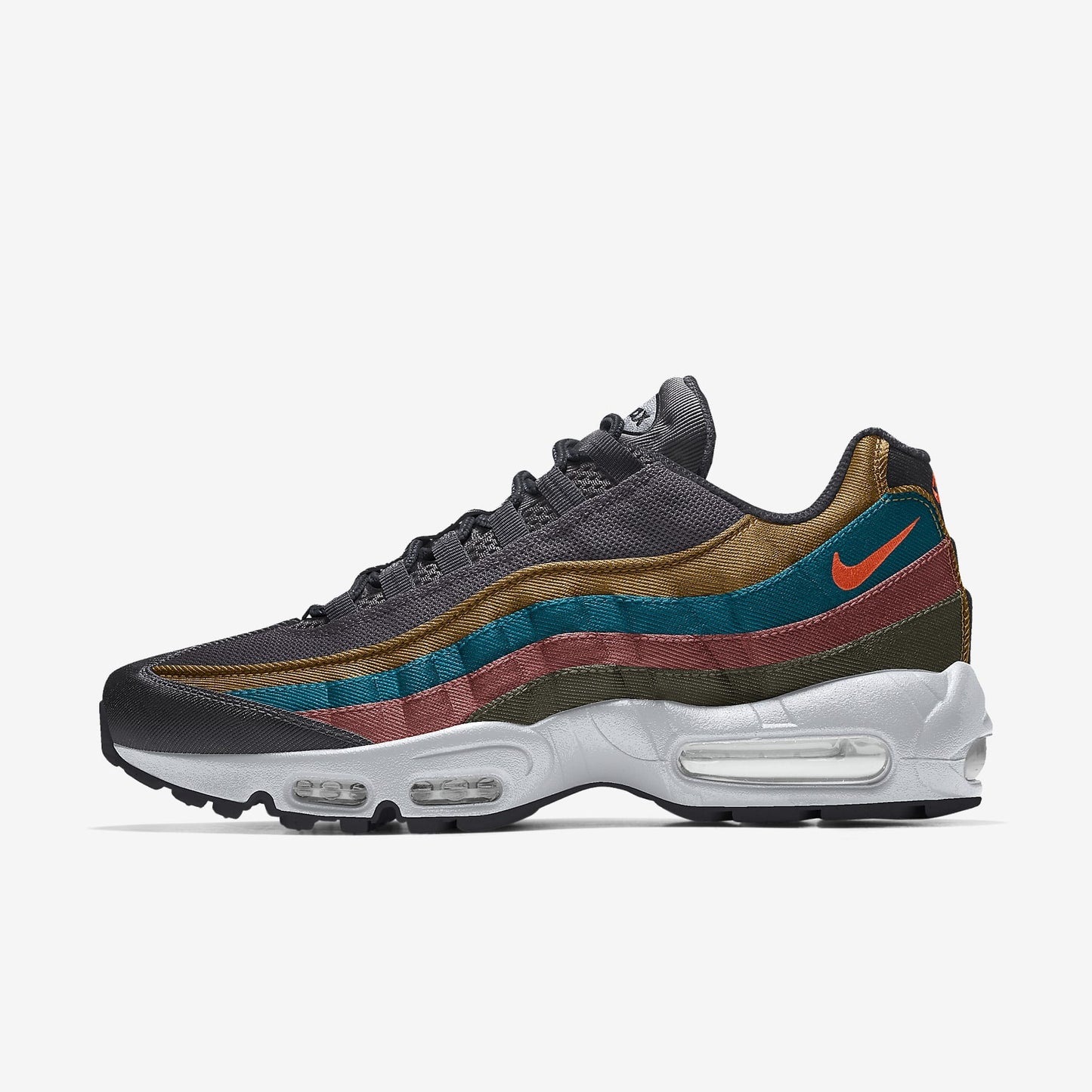 Nike Air Max 95 – Multi-Color Mesh Athletic Sneakers