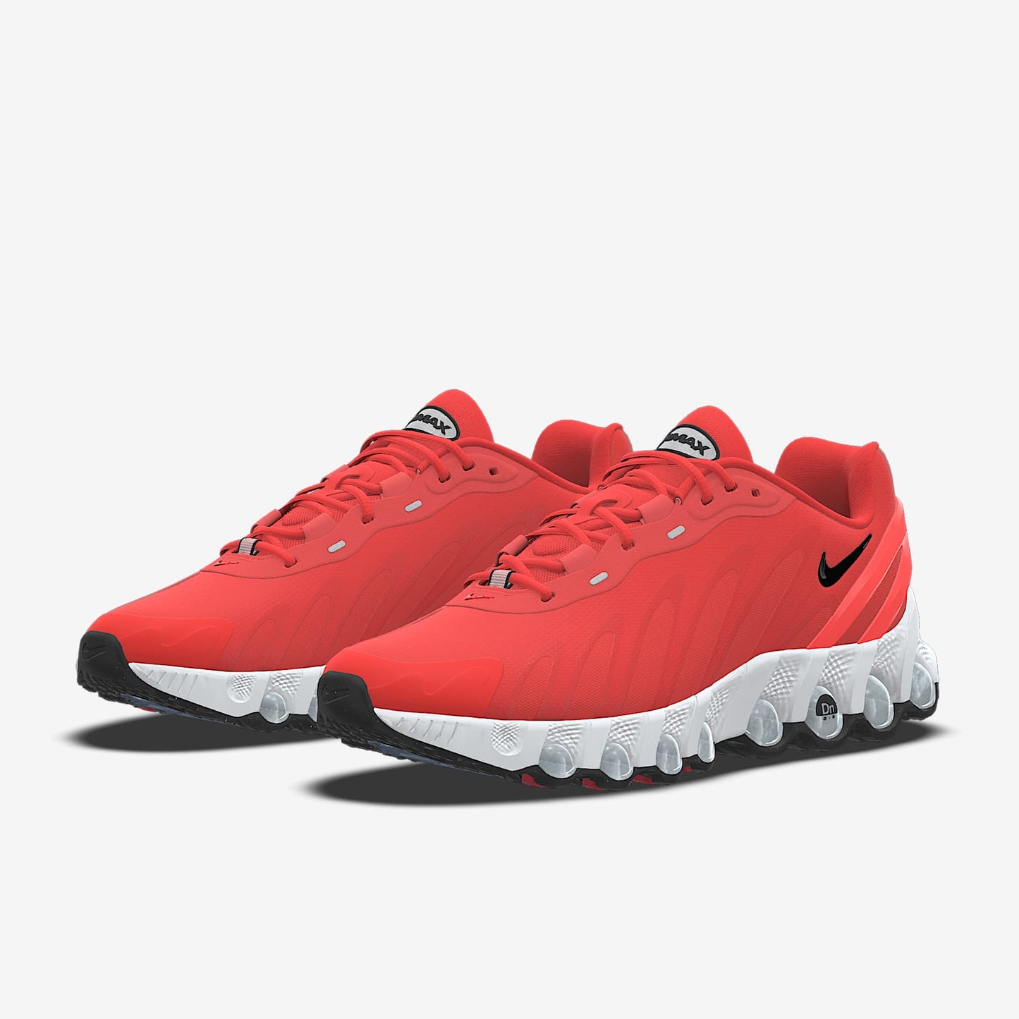 Nike Air Max DN By You – Bright Red/Black/White Custom Sneaker